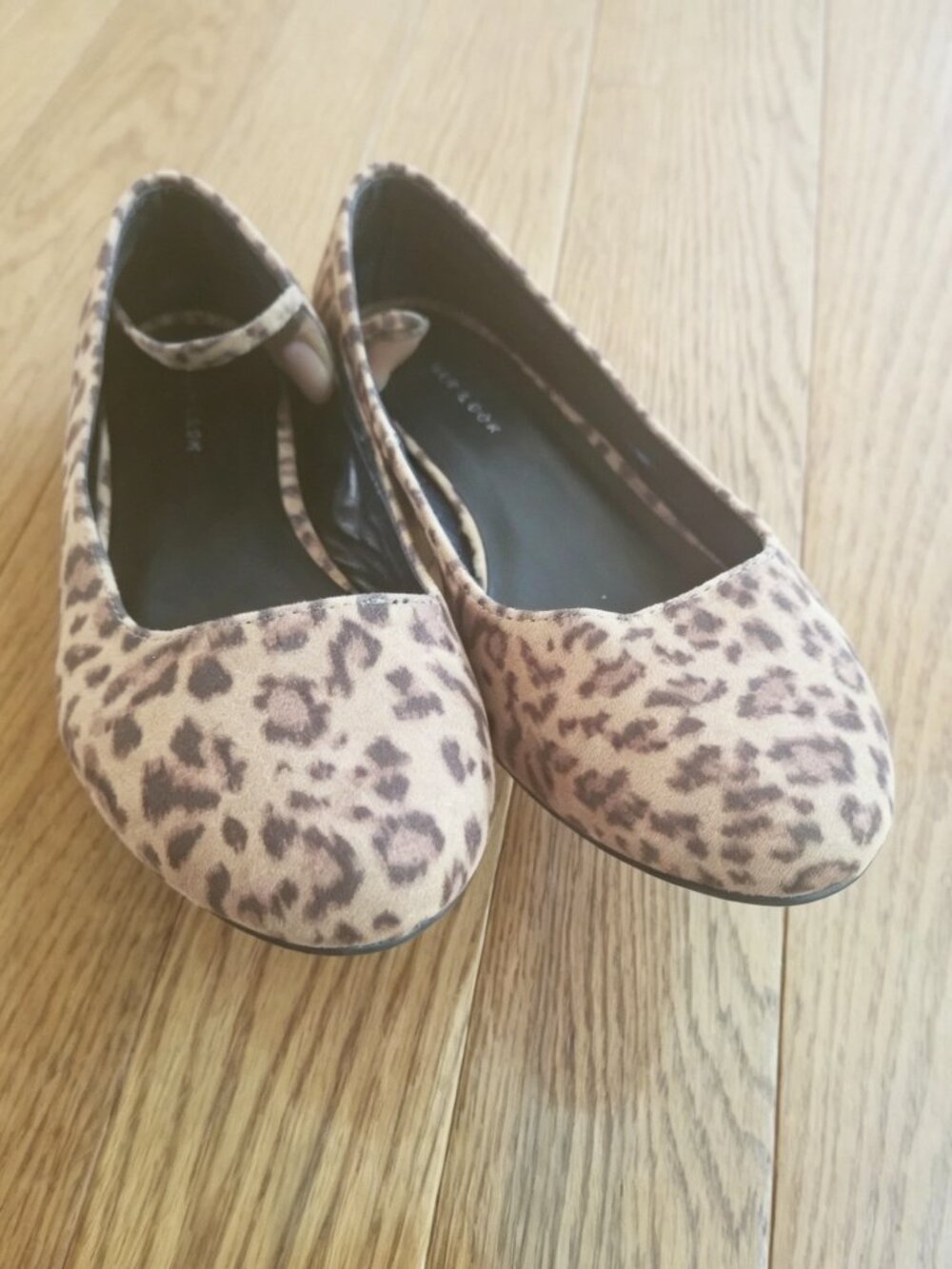 New Look Womans Jolly Animal Print Shoes Size EU 39 US 8 Brown Tan